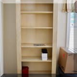 F38. Painted bookcase.  